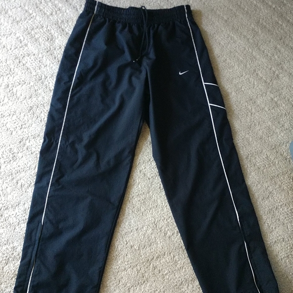 Navy Blue Nike Windbreaker Pants Large 